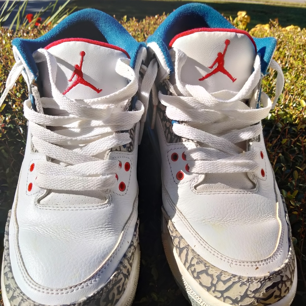 Cement Blue Jordan Retro 3